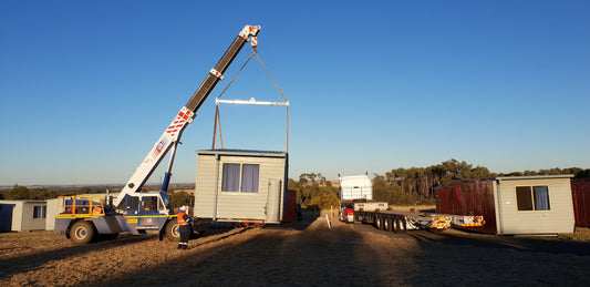 Wide Load Transport Camp Move