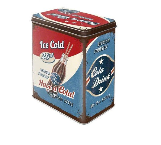 Nostalgic-Art Tin Box Large Ice Cold Cola - Mega Heavy Haulage