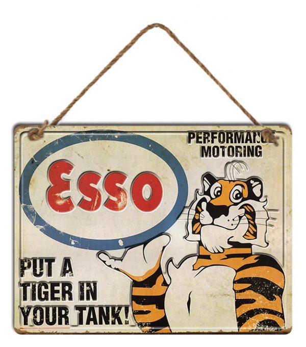 ESSO Metal Wall Hanging 30x40x0.5cm - Mega Heavy Haulage