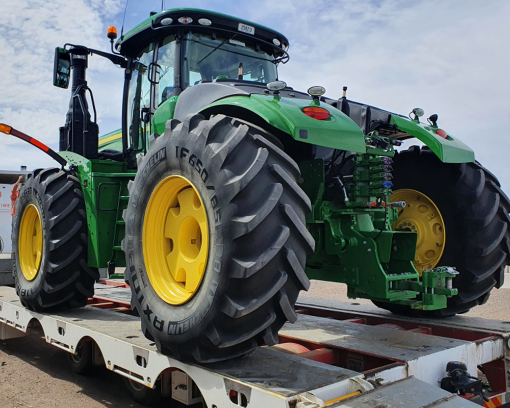 Transporting Farming Equipment
